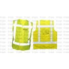 YELLOW SAFETY VEST WITH A RAVO LINE LOGO